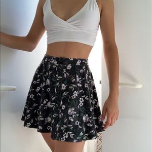 Floral summer skater skirt